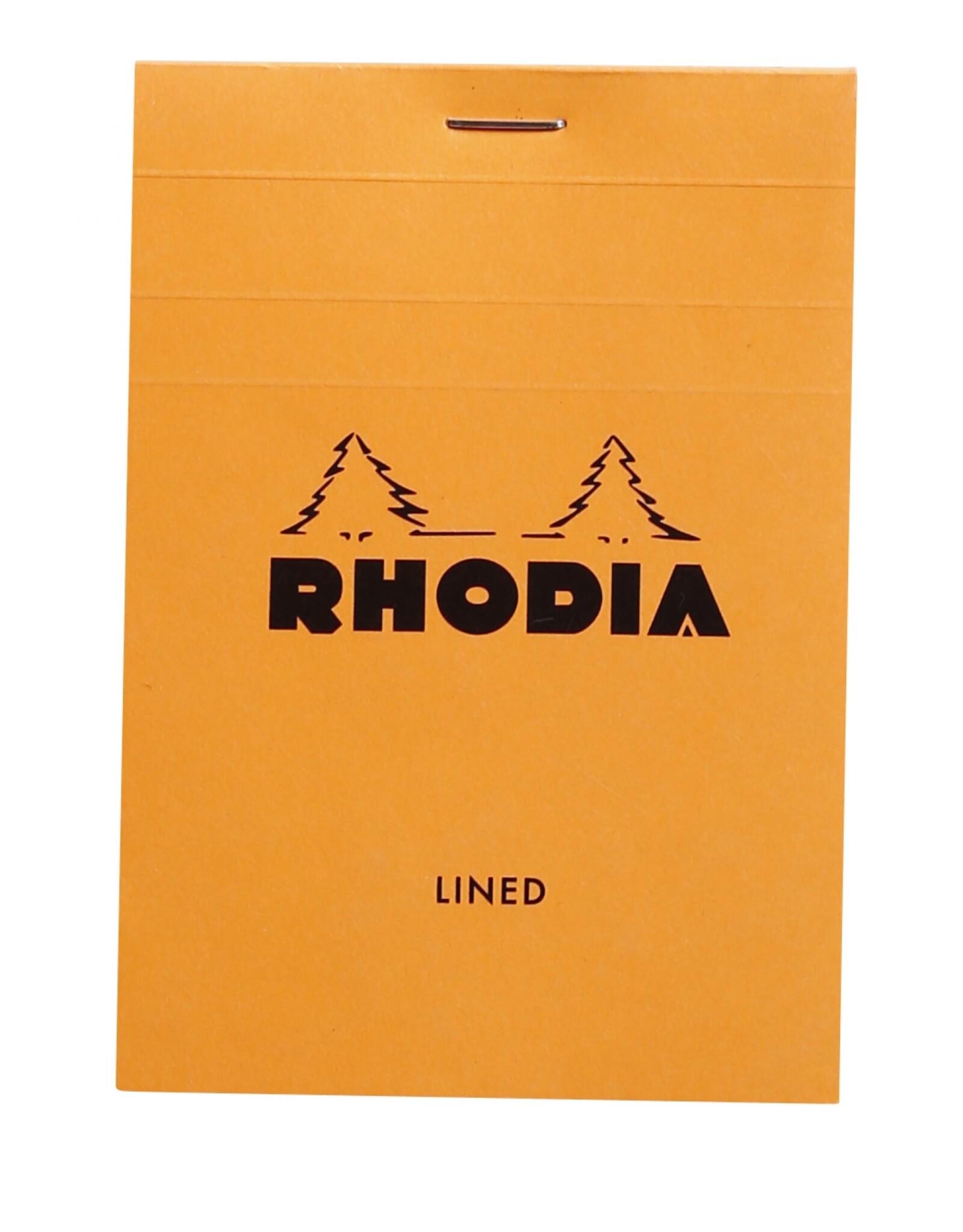 Rhodia Rhodia Staplebound Notepad, 80 Lined Sheets, 3 3/8” x 4¾”, Orange