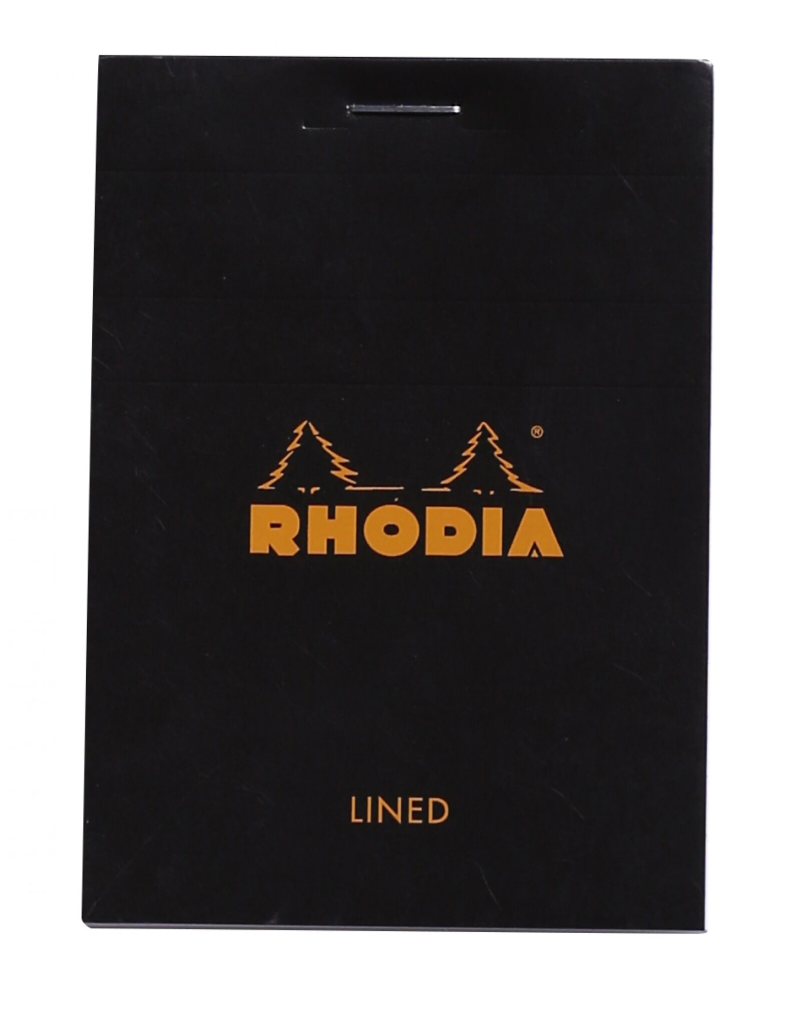 Rhodia Rhodia Staplebound Notepad, 80 Lined Sheets, 3” x 4”, Black