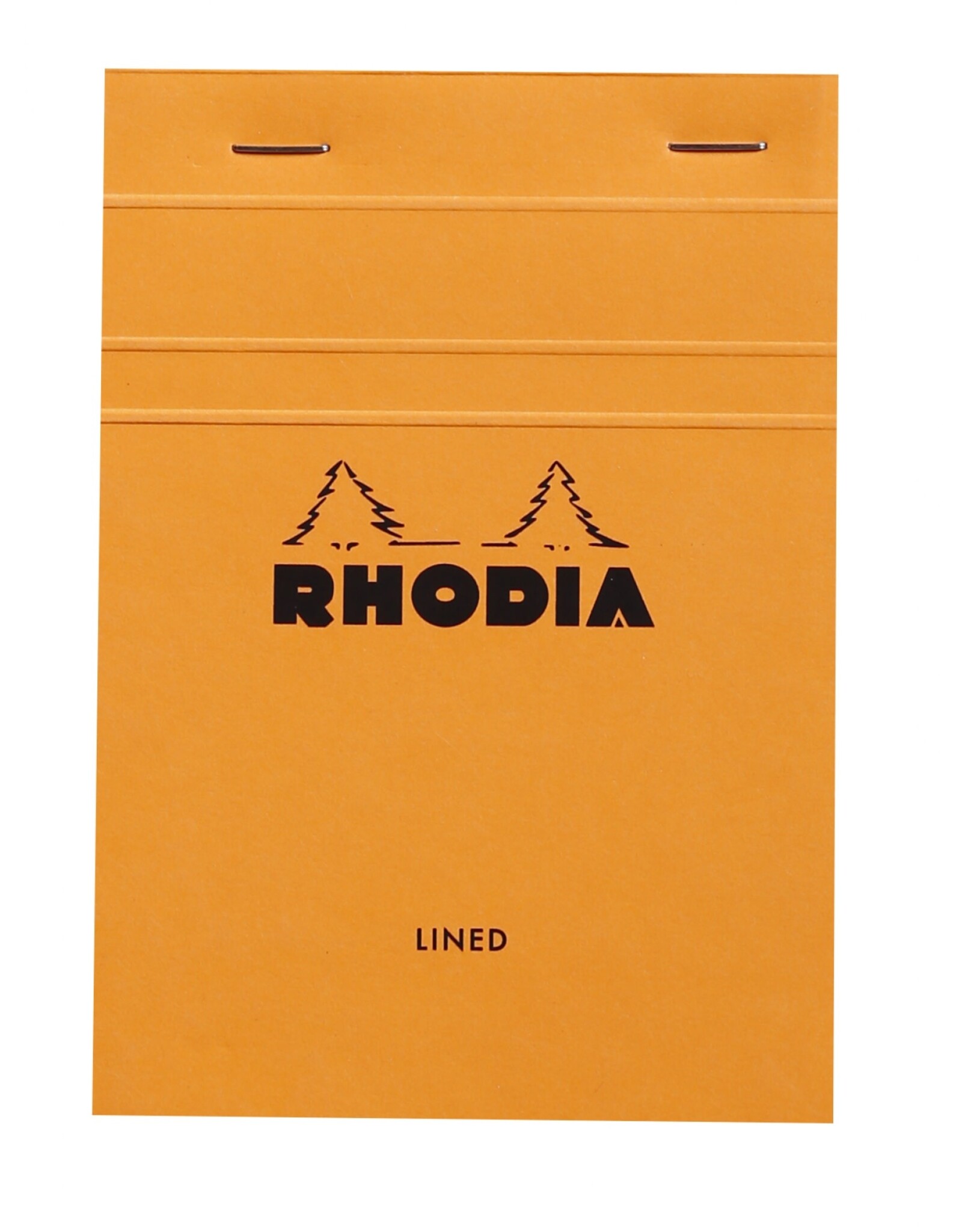 Rhodia Rhodia Staplebound Notepad, 80 Lined Sheets, 4” x 6”, Orange