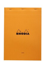 Rhodia Rhodia Staplebound Notepad, 80 Lined Margin Sheets, 8¼” x 11¾”, Orange