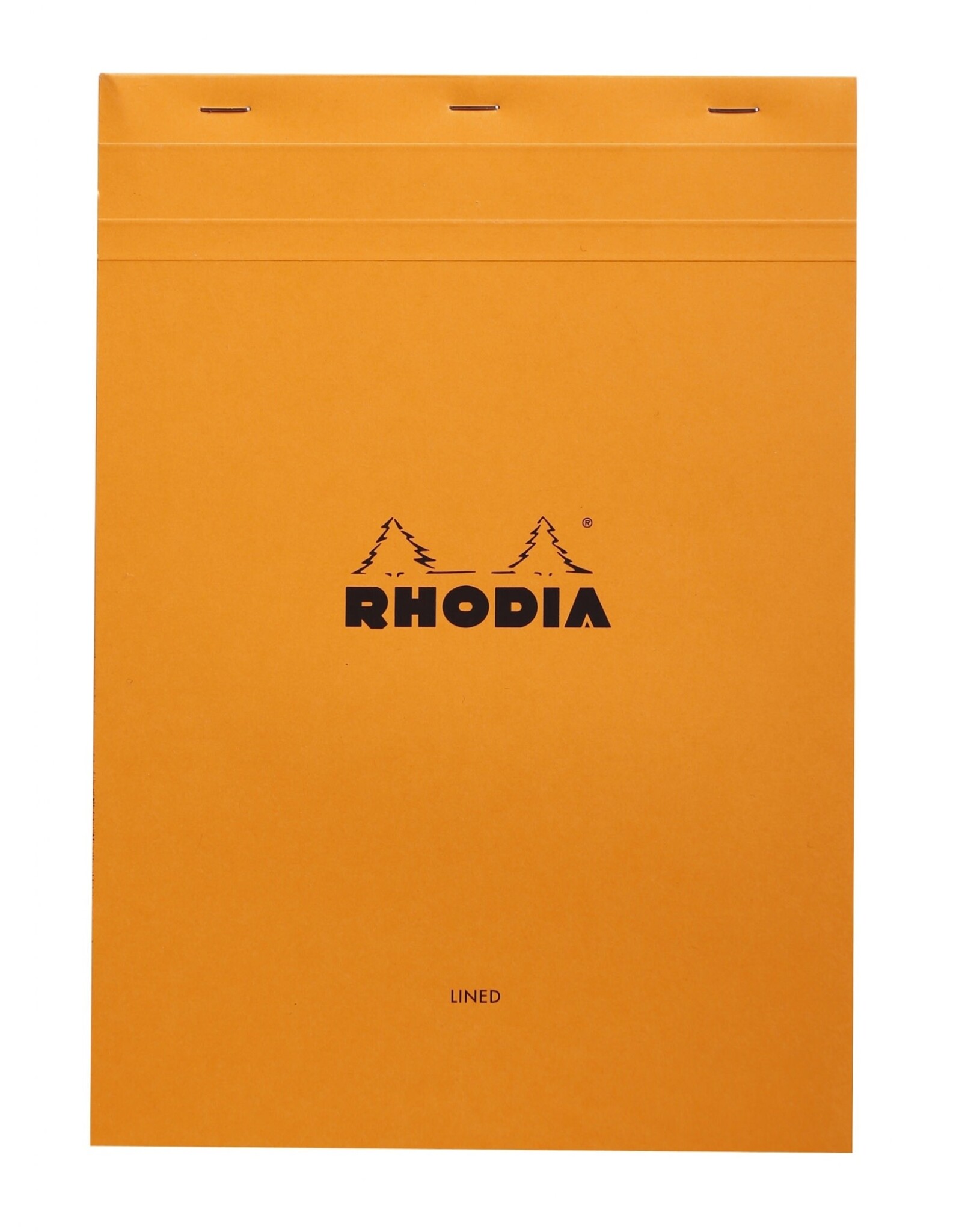 Rhodia Rhodia Staplebound Notepad, 80 Lined Margin Sheets, 8¼” x 11¾”, Orange