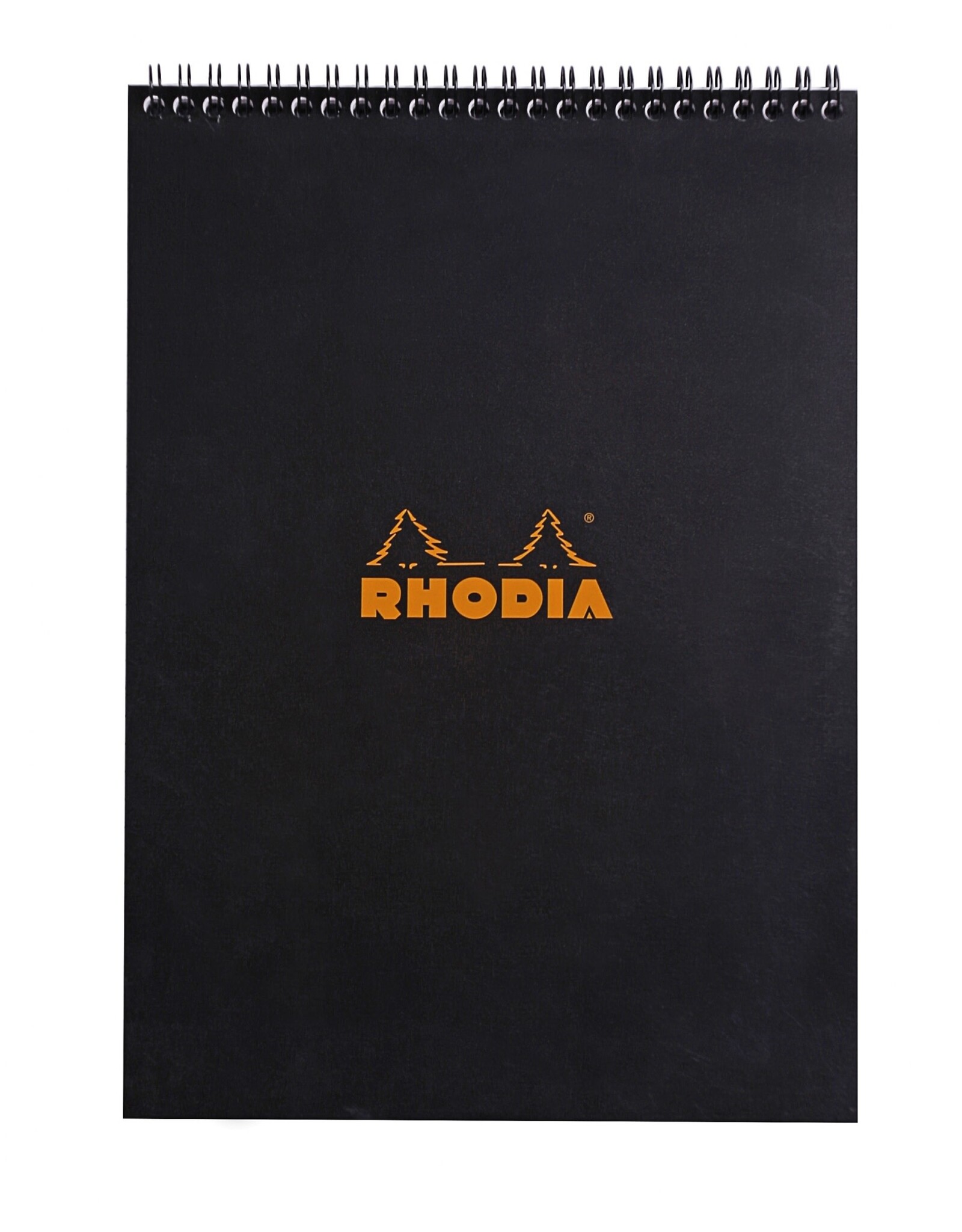 Rhodia Rhodia Wirebound Notepad, 80 Graph Sheets, 8 1/4" x 11 3/4", Black