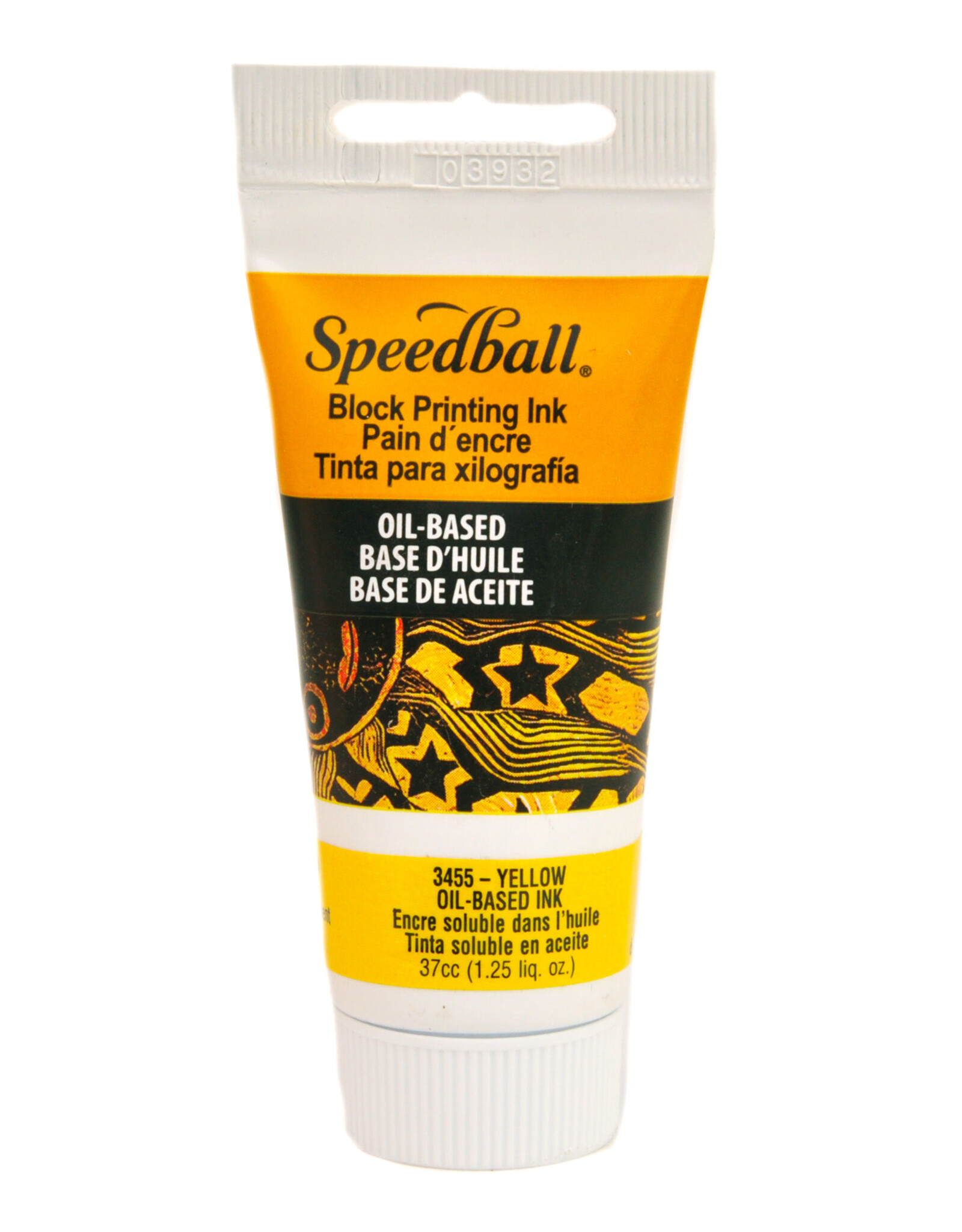 SPEEDBALL ART PRODUCTS Speedball Oil-Based Block Printing Ink, Yellow, 1.25oz