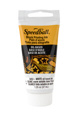 SPEEDBALL ART PRODUCTS Speedball Oil-Based Block Printing Ink, White, 1.25oz