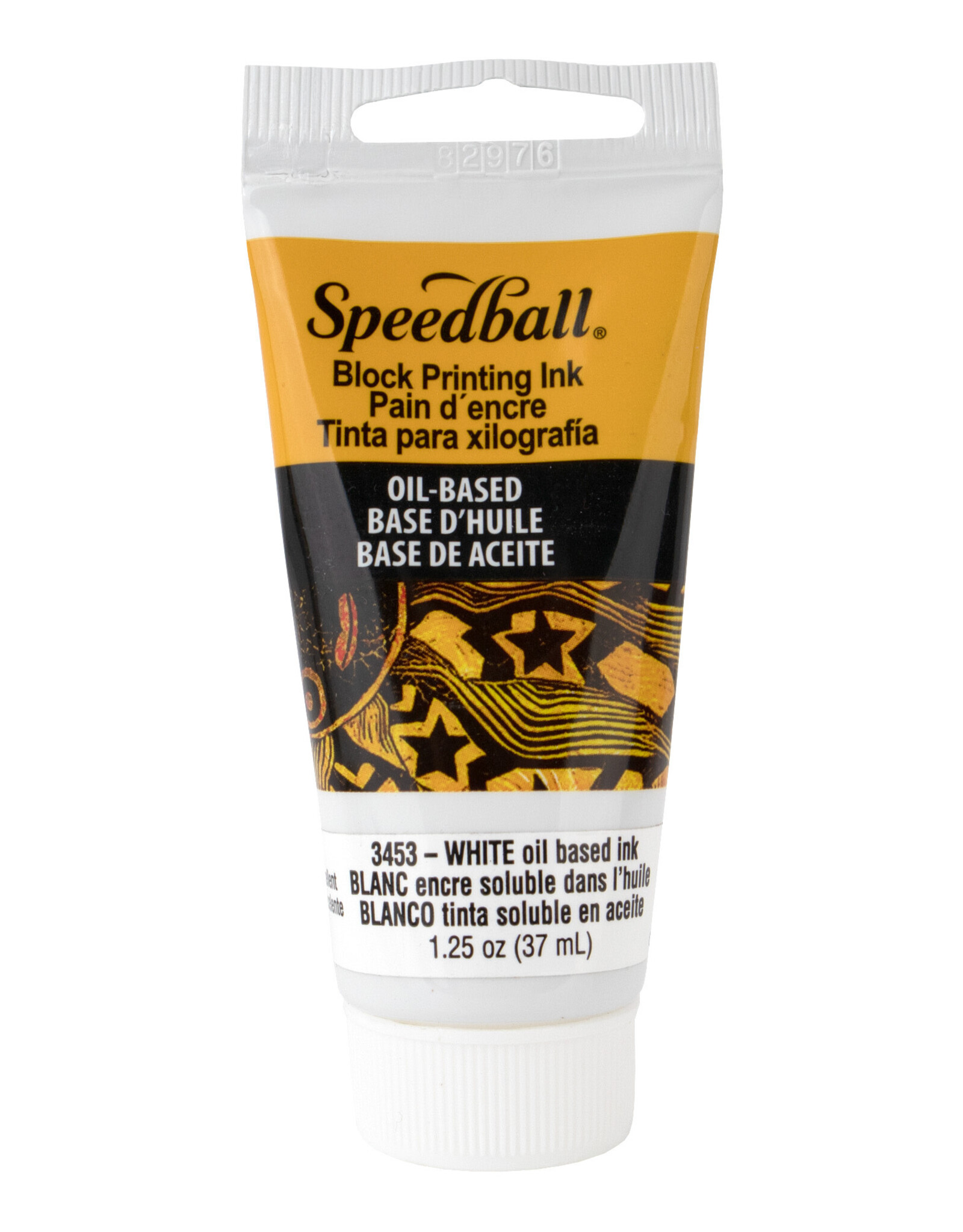 SPEEDBALL ART PRODUCTS Speedball Oil-Based Block Printing Ink, White, 1.25oz