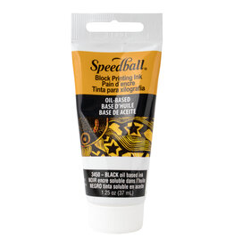 SPEEDBALL ART PRODUCTS Speedball Oil-Based Block Printing Ink, Black, 1.25oz
