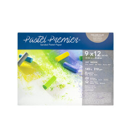 SPEEDBALL ART PRODUCTS CLEARANCE Speedball Premier Pastel Paper, Medium Grit, 8 Sheets, 9” x 12”, Italian Clay