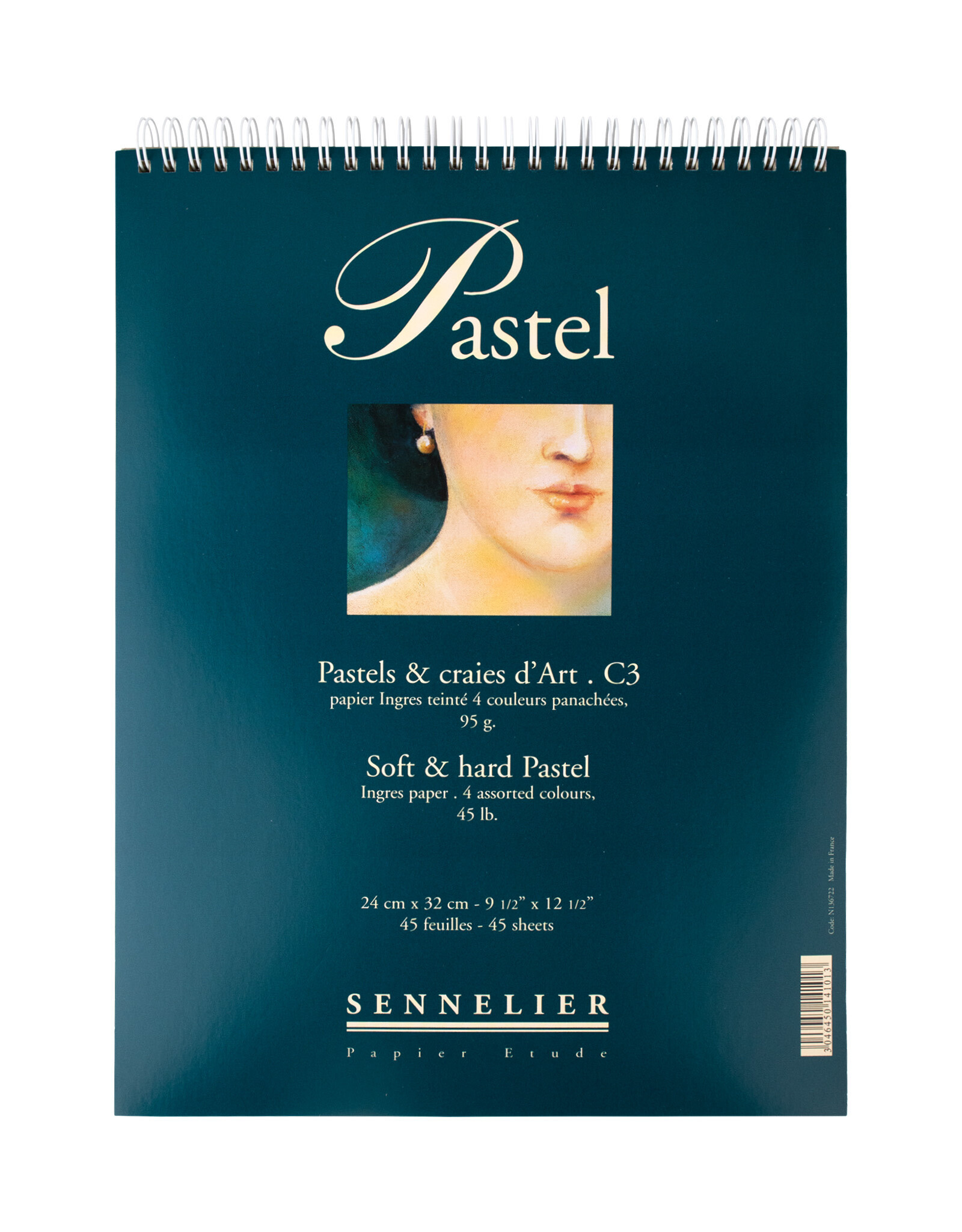 Sennelier Sennelier Pastel Paper Pad, 45 Sheets, 9.5" x 12.5"