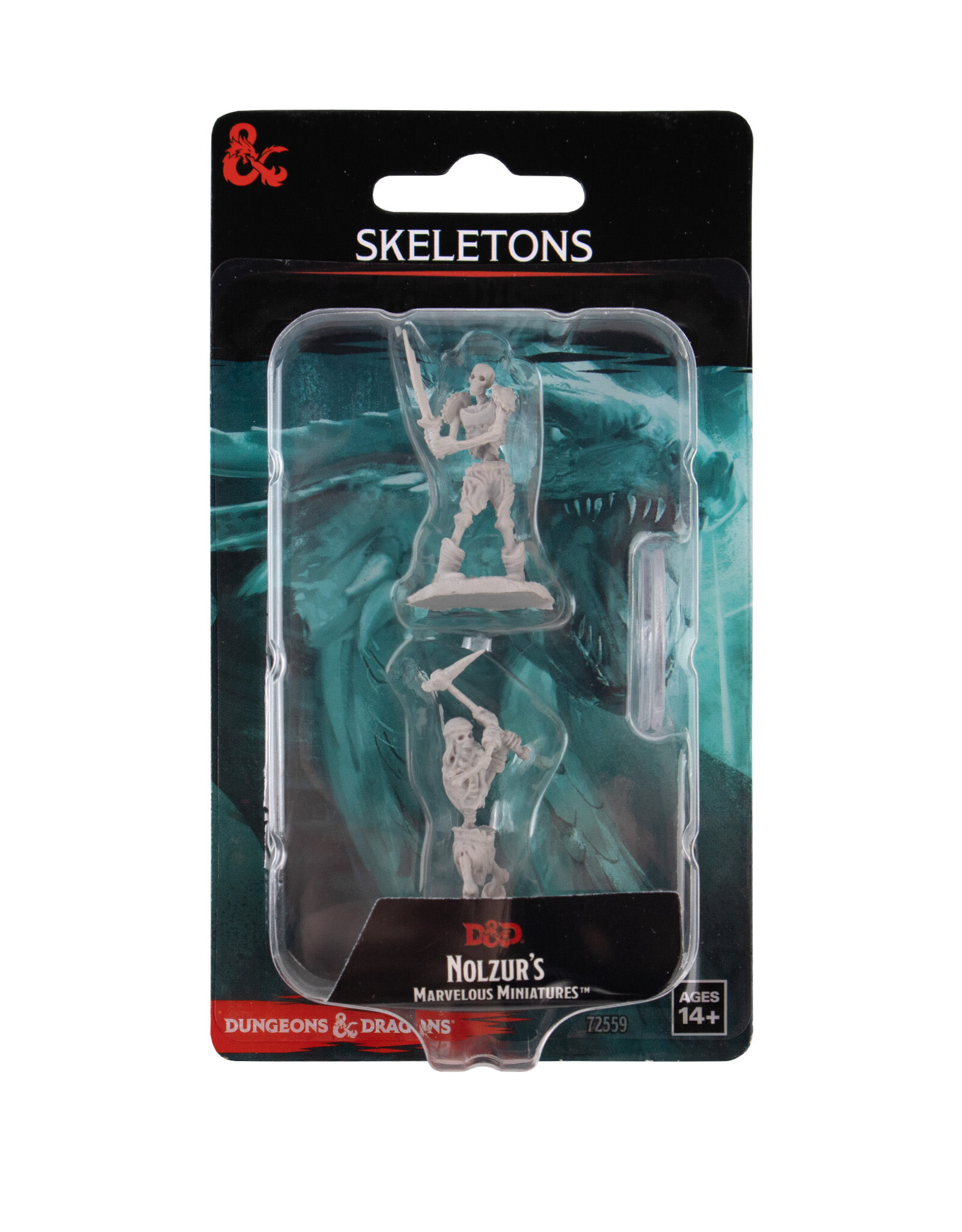 WIZKIDS Dungeons & Dragons Nolzur`s Marvelous Unpainted Miniatures: W1 Skeletons