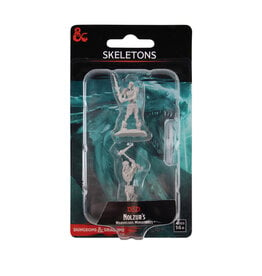 WIZKIDS Dungeons & Dragons Nolzur`s Marvelous Unpainted Miniatures: W1 Skeletons