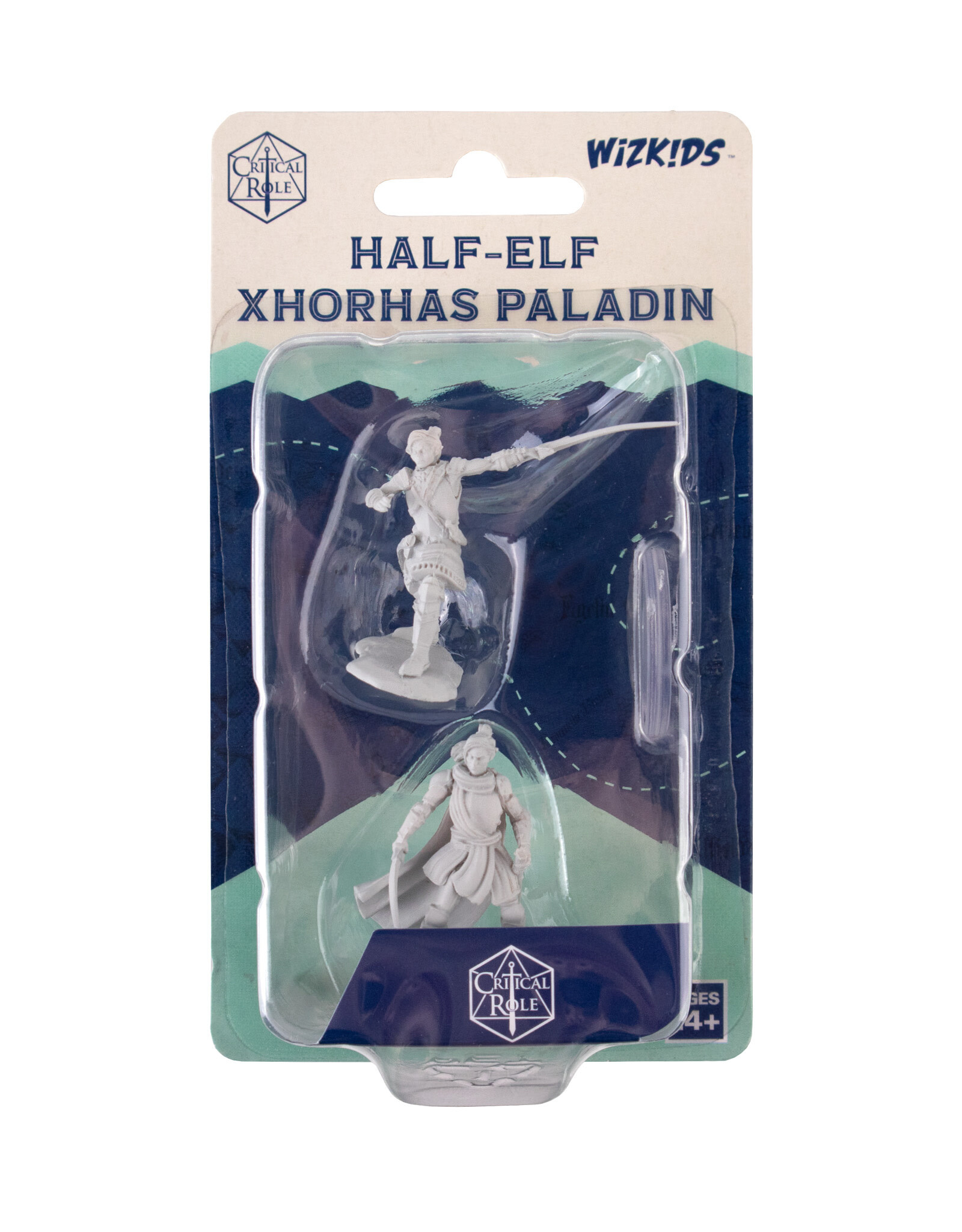 Critical Role Unpainted Miniatures: W01 Half-Elf Paladin Xhorhas Female