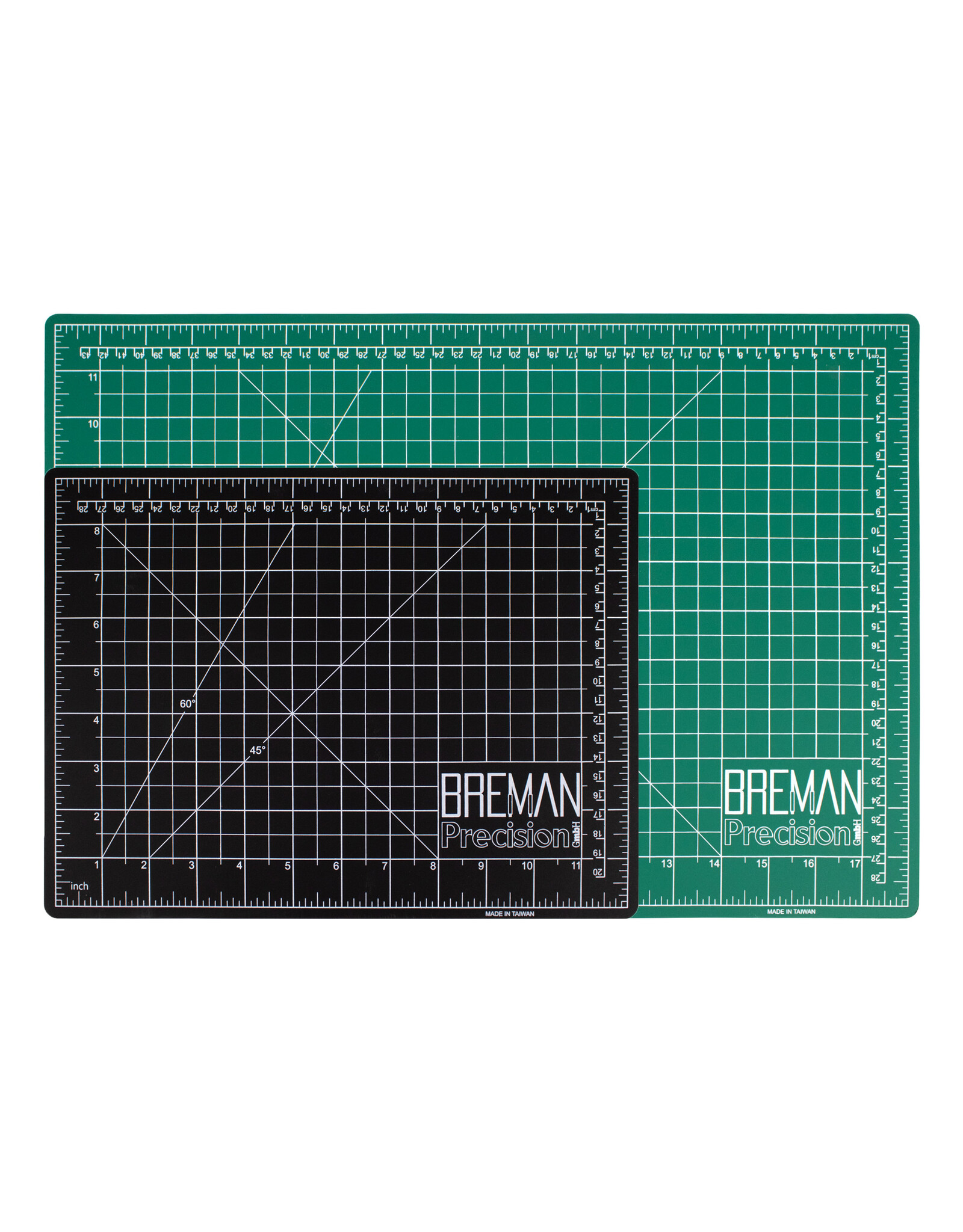 W.A. Portman WA Portman 9x12"/12x18" Self Healing Cutting Mat - 2pk Green/Black Cutting Mats for Crafts