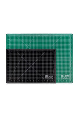W.A. Portman WA Portman 12x18"/18x24" Self Healing Cutting Mat - 2pk Green/Black Cutting Mats for Crafts
