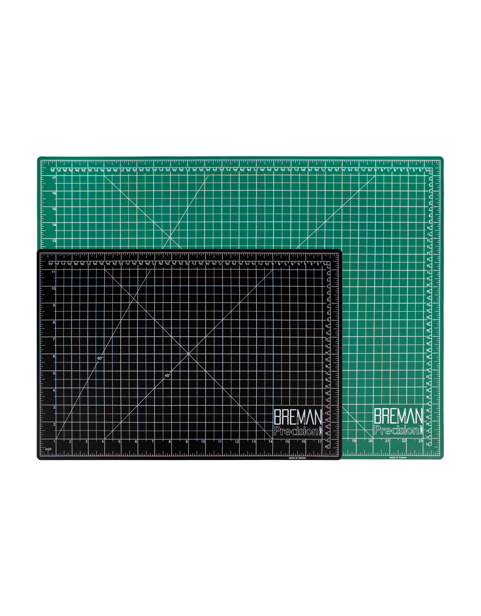 W.A. Portman WA Portman 12x18"/18x24" Self Healing Cutting Mat - 2pk Green/Black Cutting Mats for Crafts