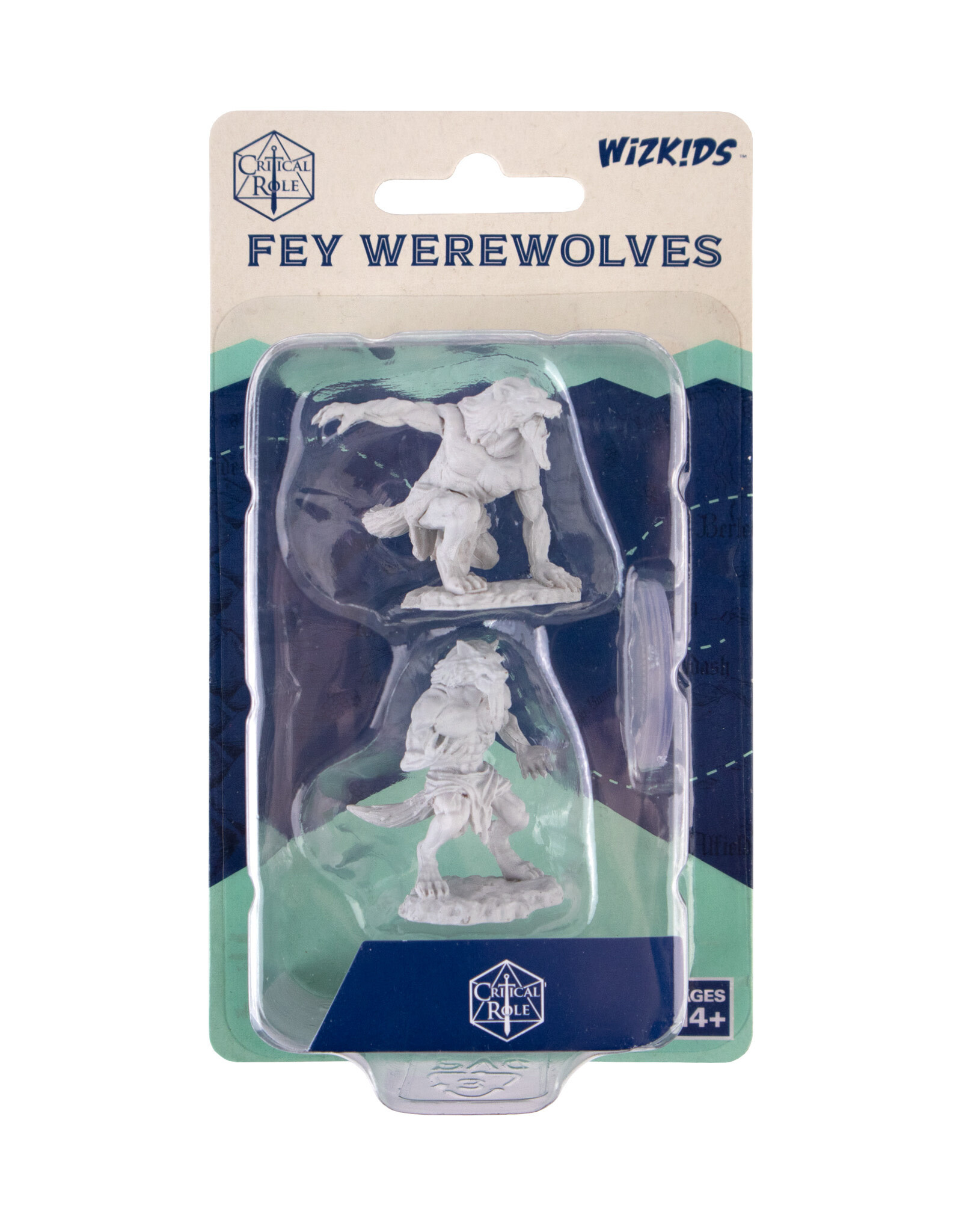 Critical Role Unpainted Miniatures: W03 Fey Werewolves