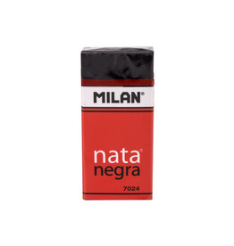 Milan Nata Negra Black Extra Soft Eraser