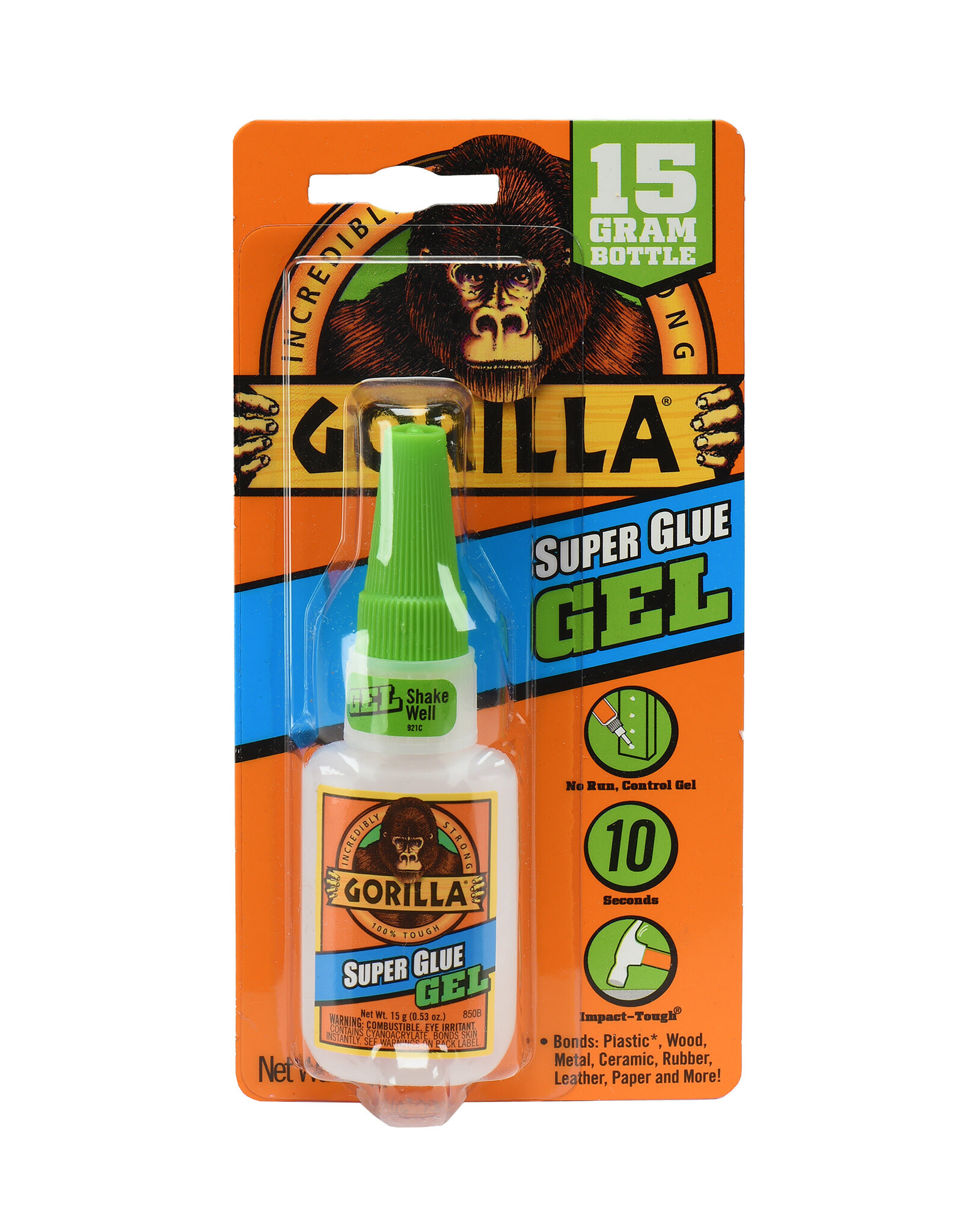 Gorilla Glue Gorilla Glue Super Glue Gel, 0.5oz