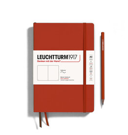 LEUCHTTURM1917 LEUCHTTURM1917 Notebook Classic Softcover, Fox Red, A5, Plain