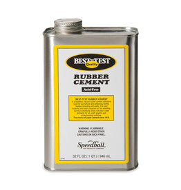 SPEEDBALL ART PRODUCTS Best-Test Rubber Cement, 32oz