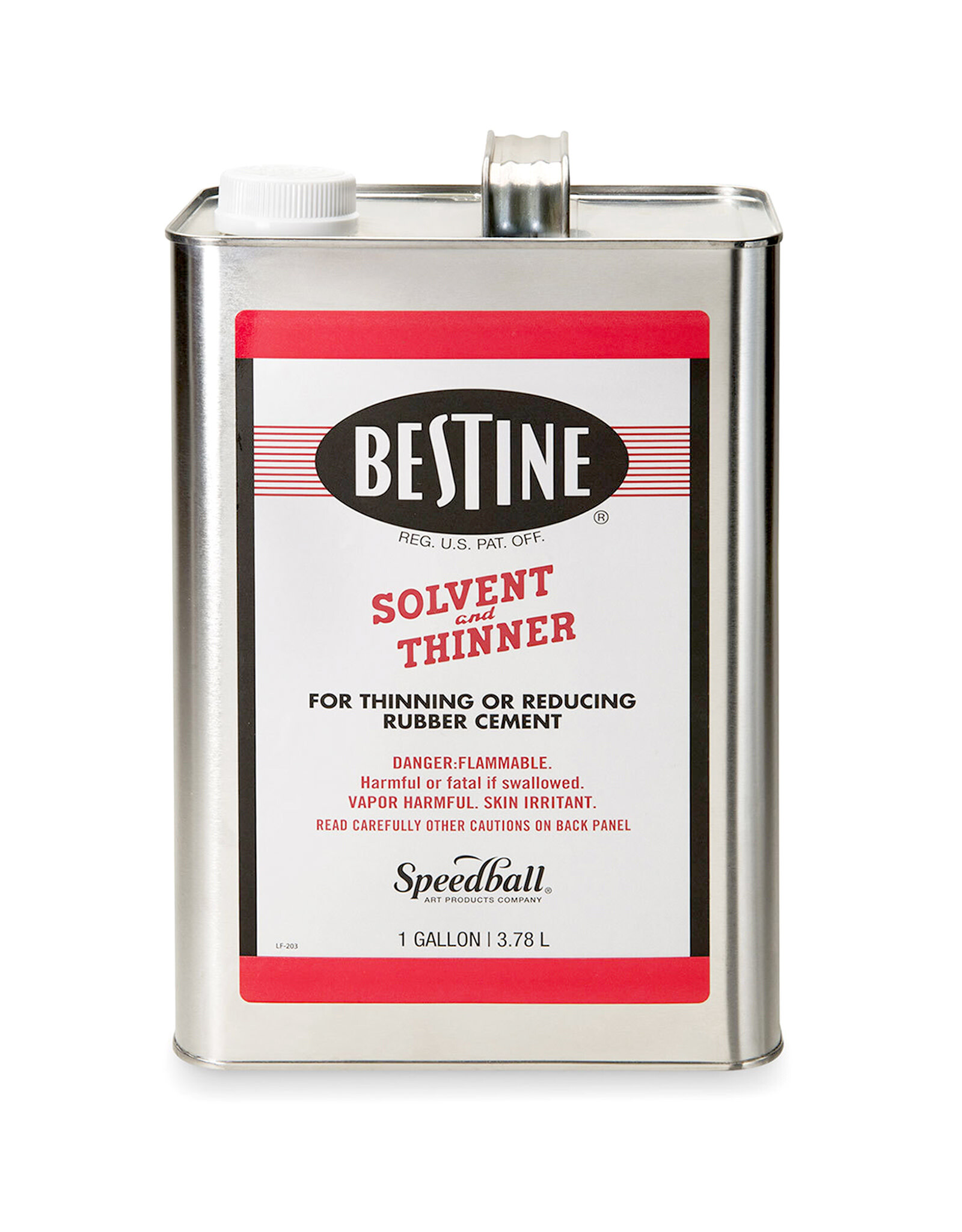 SPEEDBALL ART PRODUCTS Best-Test Bestine Solvent and Thinner, 1 gal