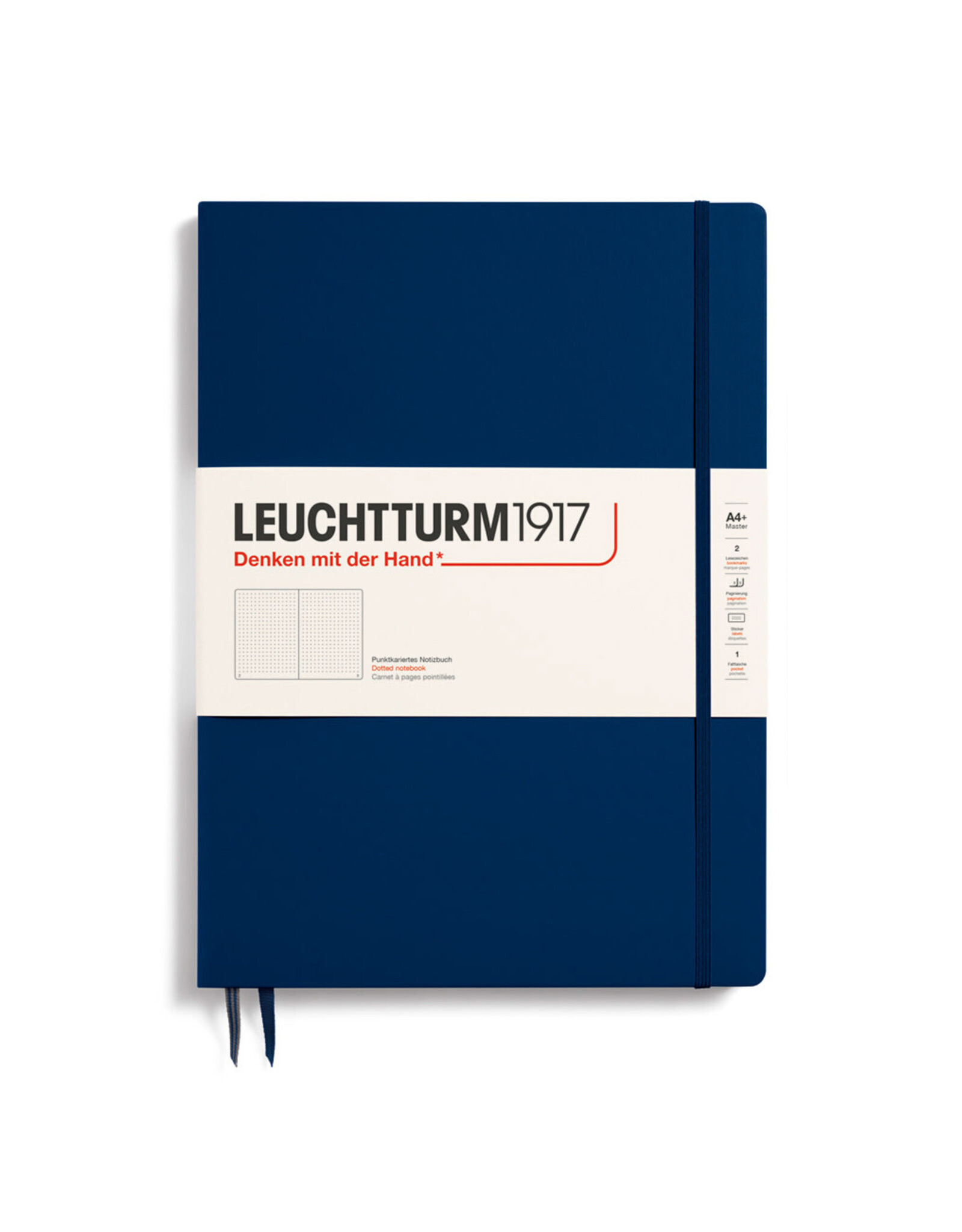 LEUCHTTURM1917 LEUCHTTURM1917 Notebook Classic, Navy, A4, Plain