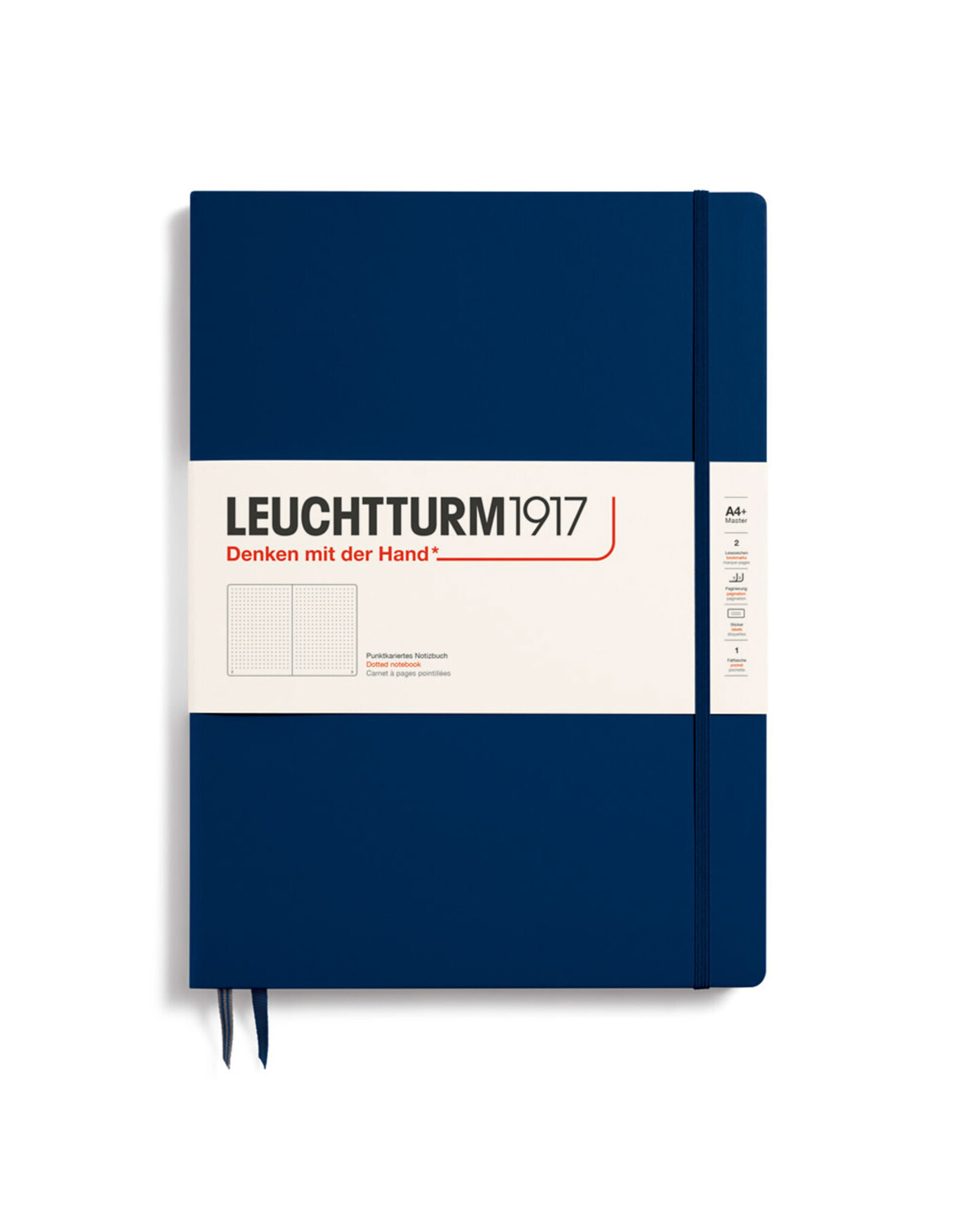 LEUCHTTURM1917 LEUCHTTURM1917 Notebook Classic, Navy, A4, Dotted