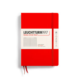 CLEARANCE  LEUCHTTURM1917 Notebook Classic, Red, A5, Ruled