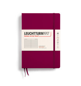 LEUCHTTURM1917 LEUCHTTURM1917 Notebook Classic, Port Red, A5, Ruled
