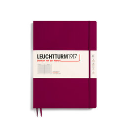 LEUCHTTURM1917 LEUCHTTURM1917 Notebook Classic, Port Red, A4, Ruled