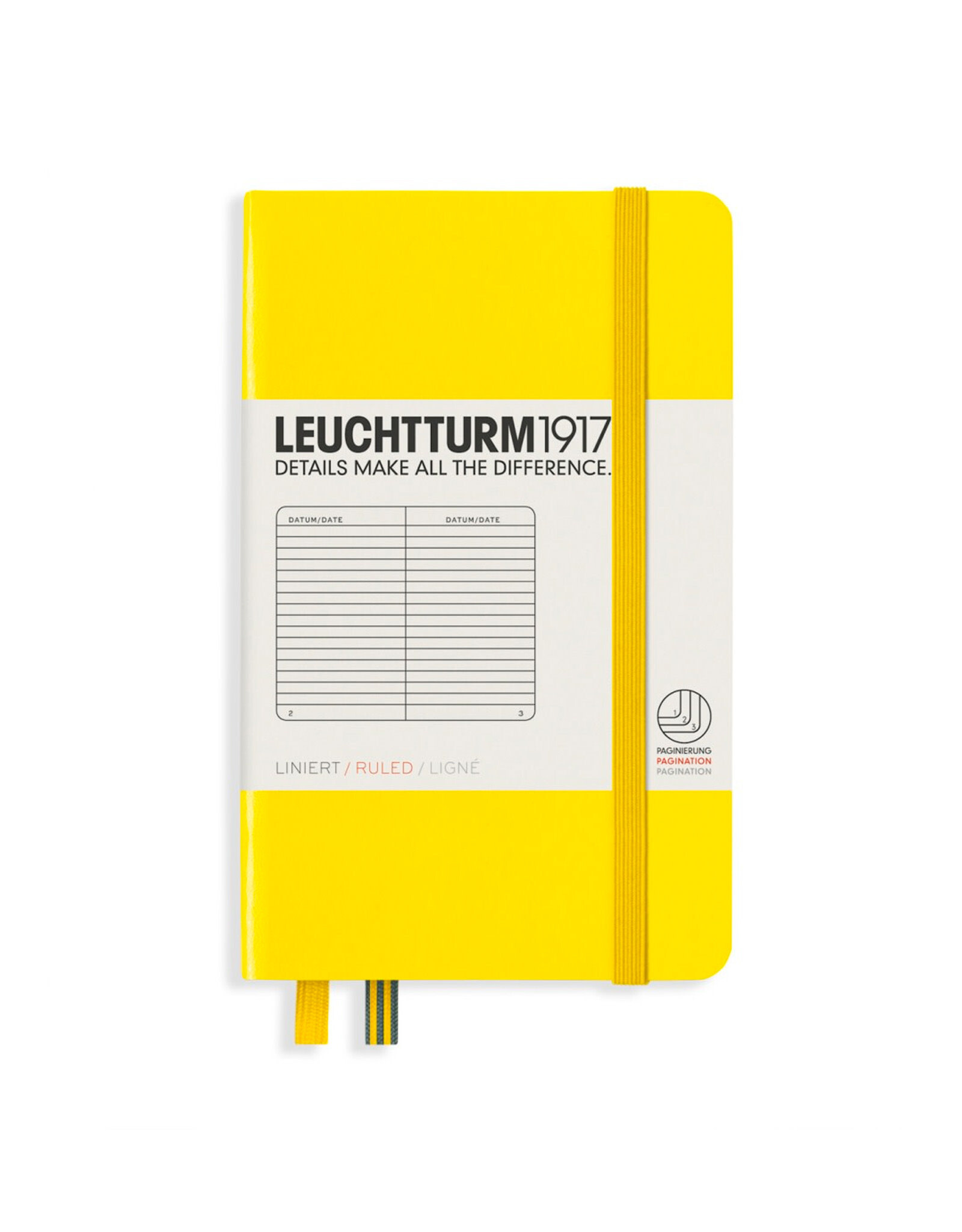 LEUCHTTURM1917 LEUCHTTURM1917 Notebook Classic, Lemon, A6, Ruled