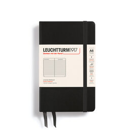 LEUCHTTURM1917 LEUCHTTURM1917 Notebook Classic, Black, A6, Ruled