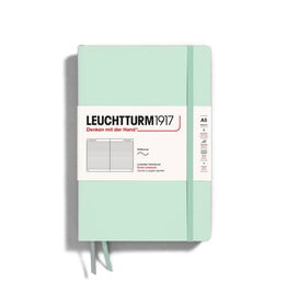 CLEARANCE  LEUCHTTURM1917 Notebook Classic Softcover, Mint Green, A5, Ruled
