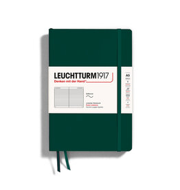 LEUCHTTURM1917 LEUCHTTURM1917 Notebook Classic Softcover, Forest Green, A5, Ruled