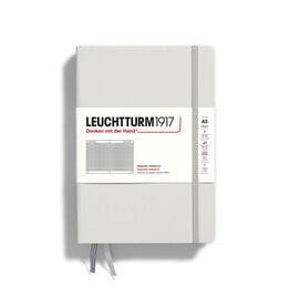 CLEARANCE  LEUCHTTURM1917 Notebook Classic, Light Grey, A5, Squared