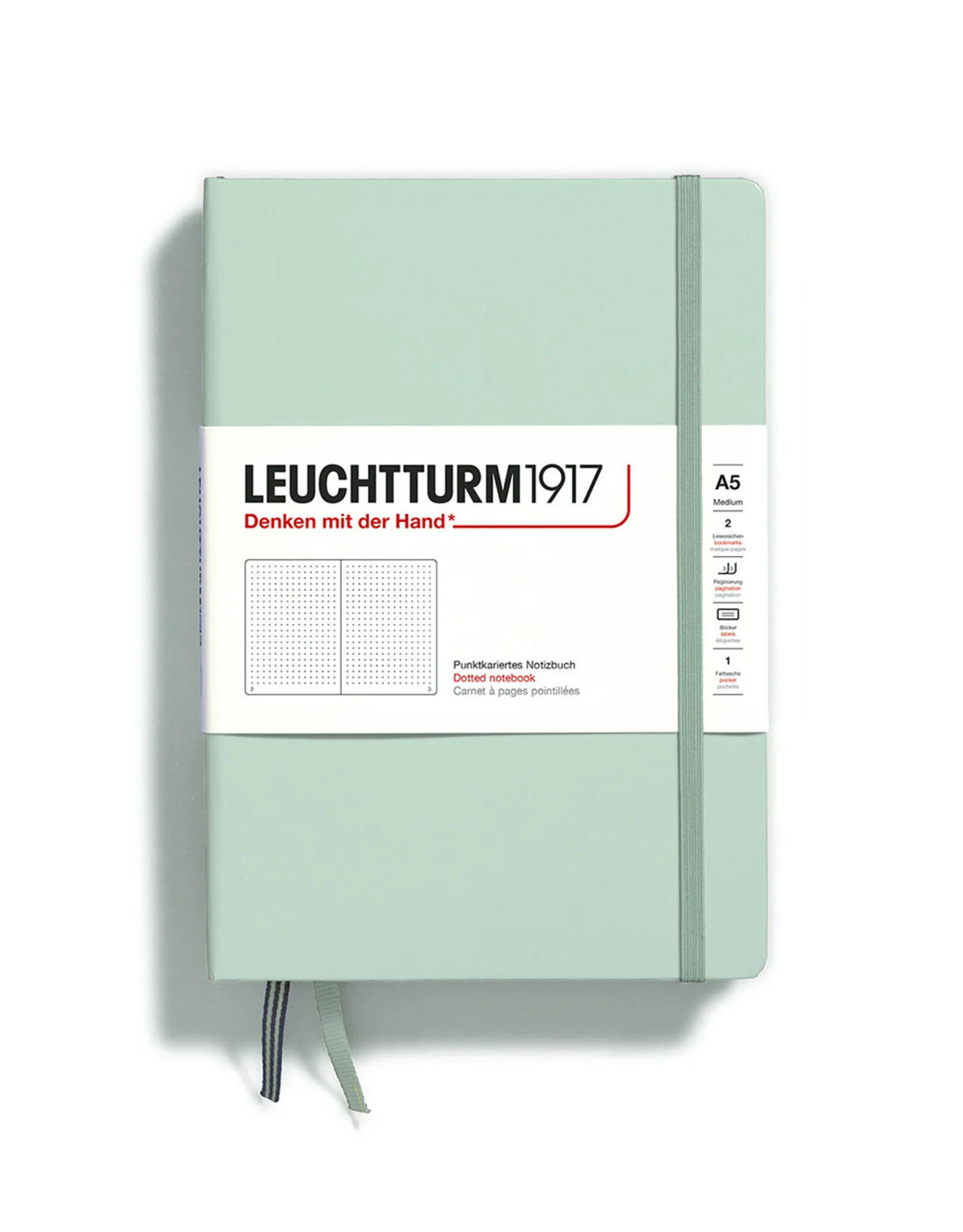 LEUCHTTURM1917 LEUCHTTURM1917 Notebook Classic, Mint Green, A5, Dotted