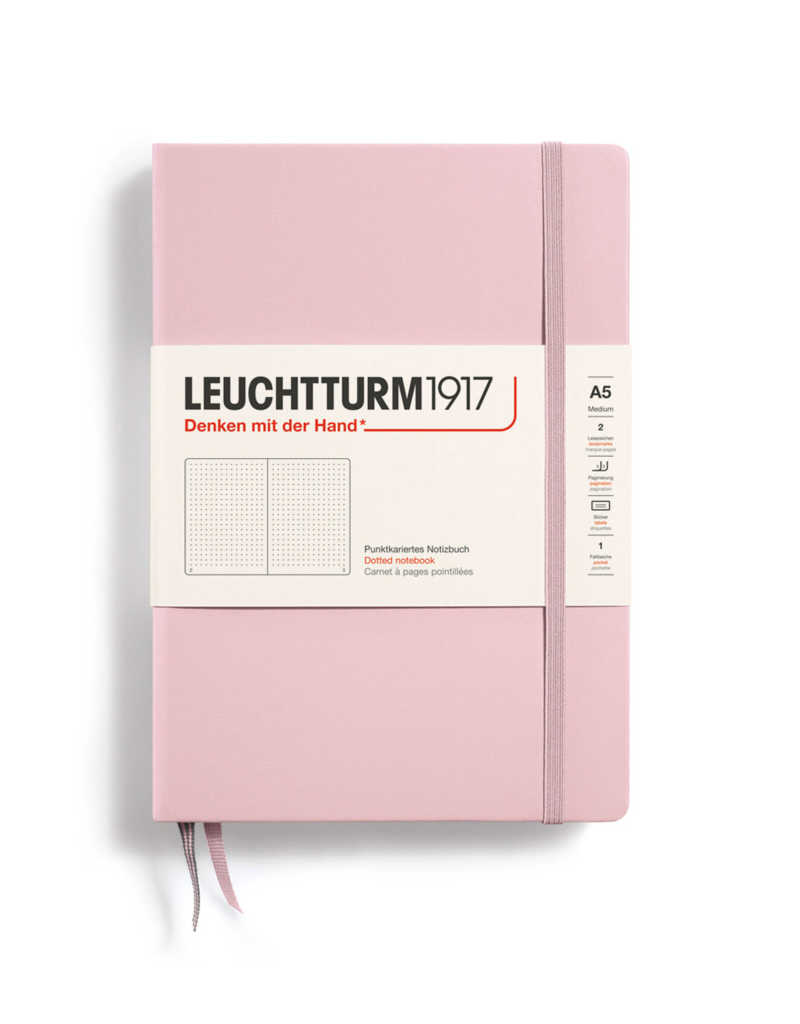 LEUCHTTURM1917 LEUCHTTURM1917 Notebook Classic, Powder, A5, Dotted
