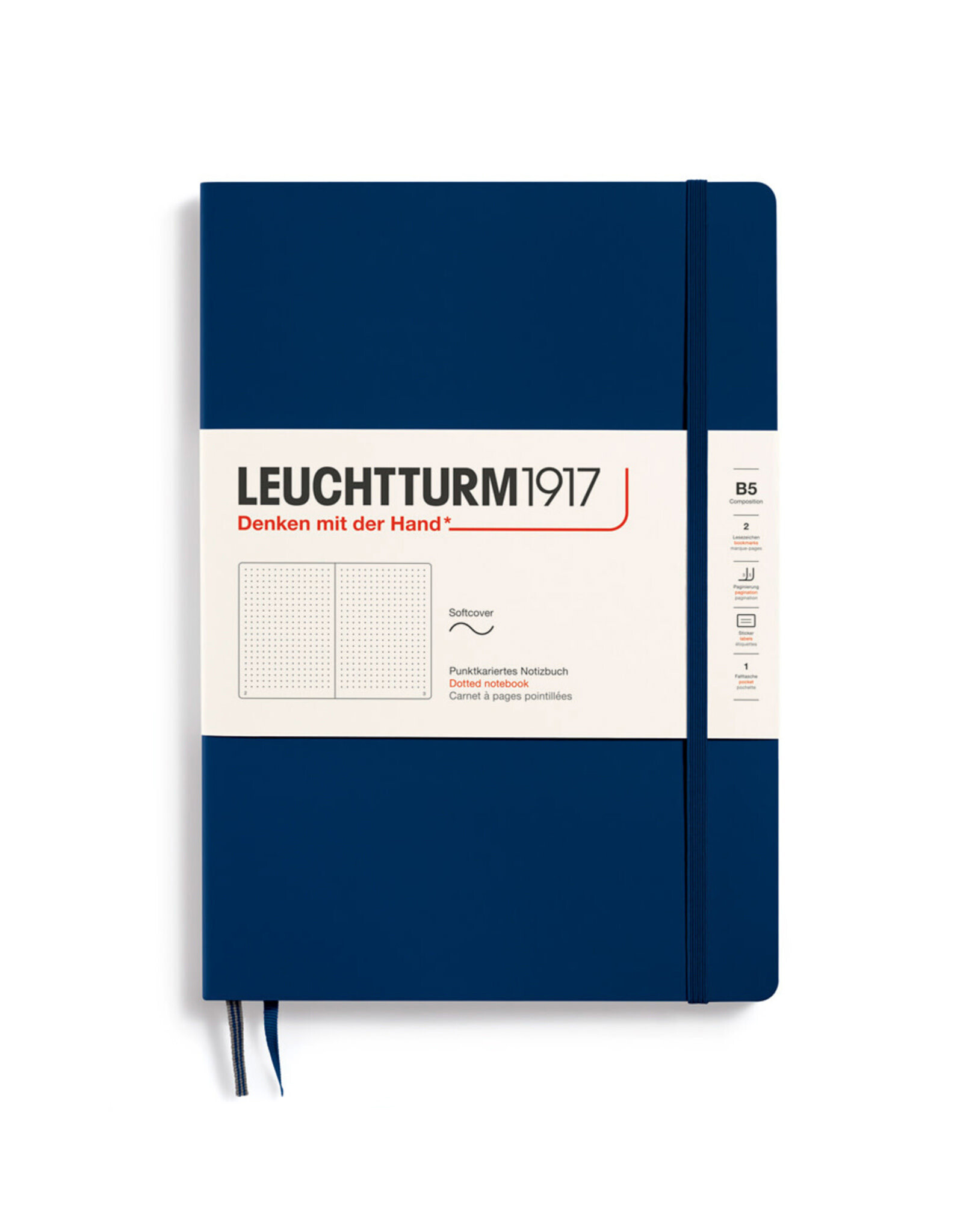 LEUCHTTURM1917 LEUCHTTURM1917 Notebook Classic, Navy, B5, Dotted