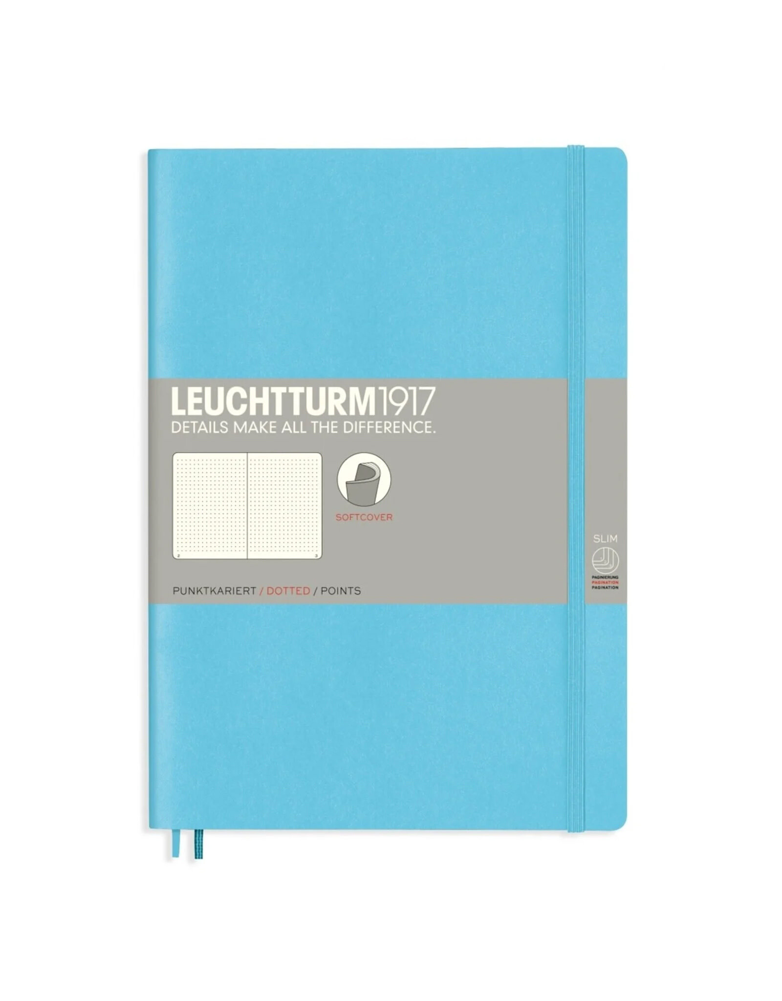 LEUCHTTURM1917 LEUCHTTURM1917 Notebook Classic, Ice Blue, B5, Dotted
