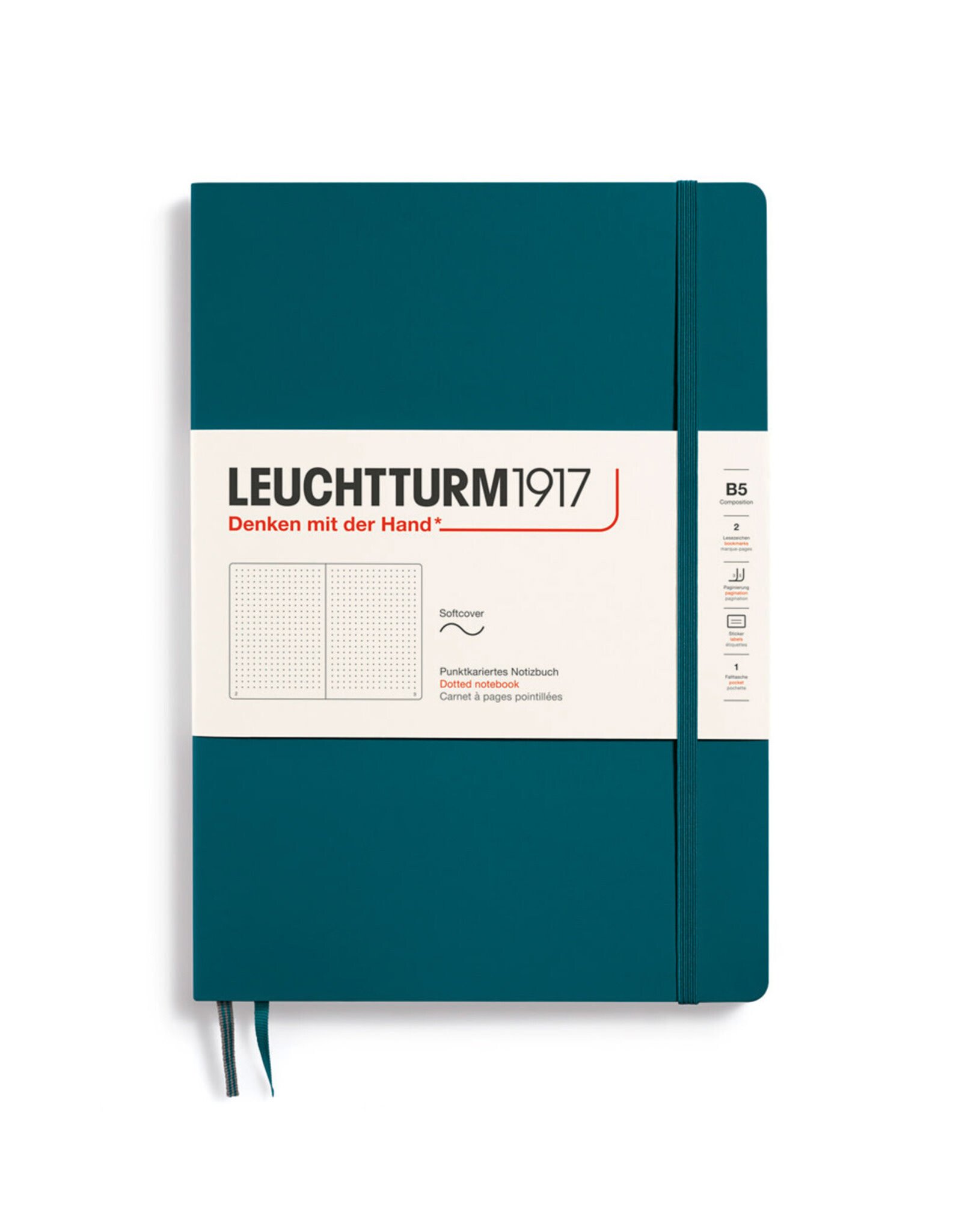 LEUCHTTURM1917 LEUCHTTURM1917 Notebook Classic, Pacific Green, B5, Dotted