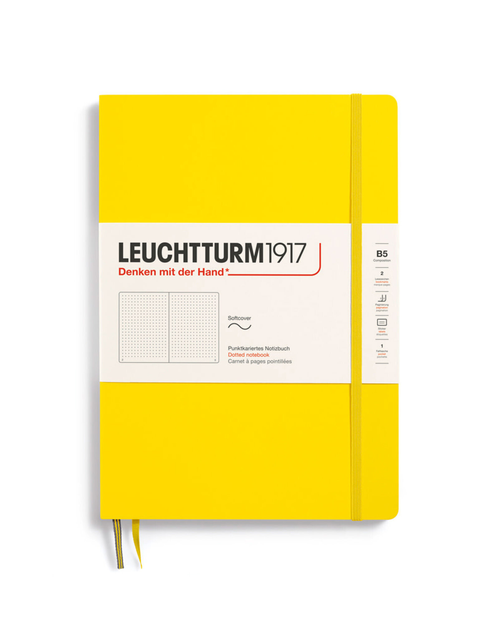 LEUCHTTURM1917 LEUCHTTURM1917 Notebook Classic, Lemon, B5, Dotted