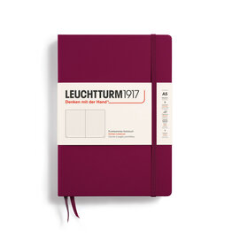 LEUCHTTURM1917 LEUCHTTURM1917 Notebook Classic, Port Red, A5, Dotted