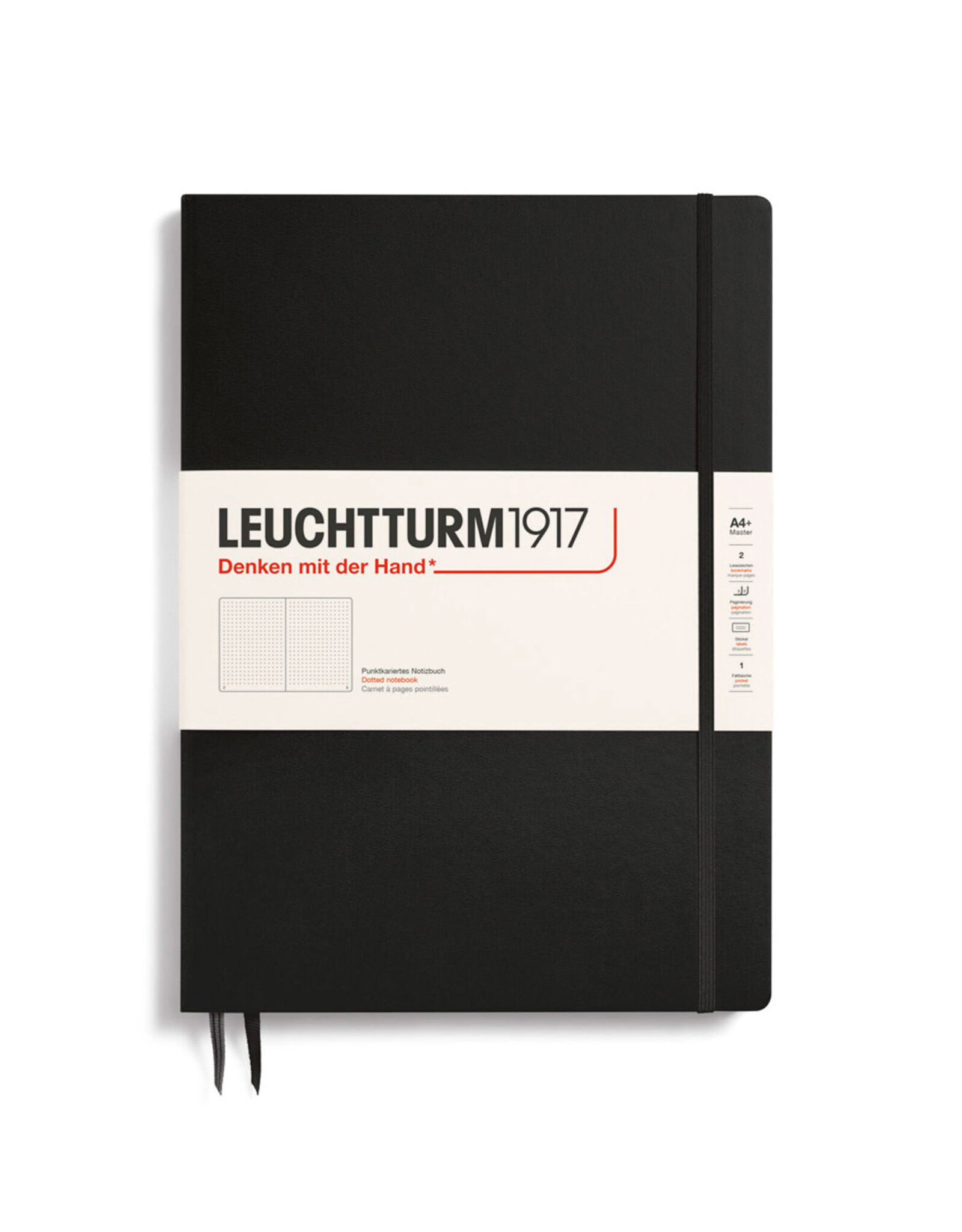 LEUCHTTURM1917 LEUCHTTURM1917 Notebook Classic, Black, A4, Dotted