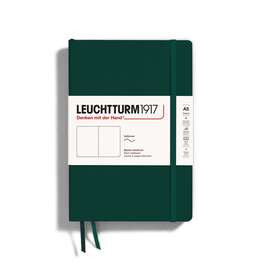 LEUCHTTURM1917 LEUCHTTURM1917 Notebook Classic Softcover, Forest Green, A5, Plain