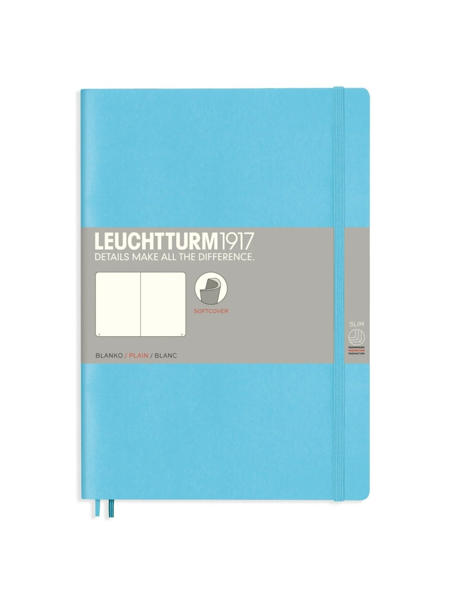 LEUCHTTURM1917 LEUCHTTURM1917 Notebook Classic, Ice Blue, B5, Plain