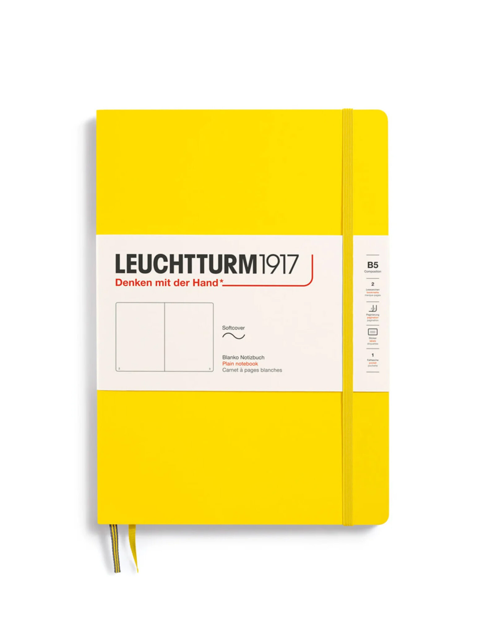 LEUCHTTURM1917 LEUCHTTURM1917 Notebook Classic, Lemon, B5, Plain
