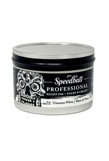 SPEEDBALL ART PRODUCTS Speedball Professional Relief Ink, Titanium White, 8oz