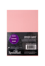 SPEEDBALL ART PRODUCTS Speedball Speedy-Carve™ Block, 4” x 6”, Pink