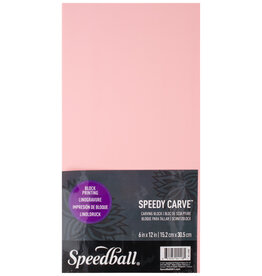 SPEEDBALL ART PRODUCTS Speedball Speedy-Carve™ Block, 6” x 12”, Pink