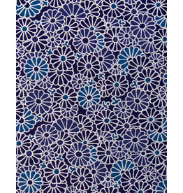 CLEARANCE Aitoh Yuzenshi: Flower Aizome, 21.5" x 31.5"