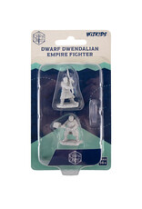 Critical Role Unpainted Miniatures: W01 Dwarf Dwendalian Empire Fighter Female